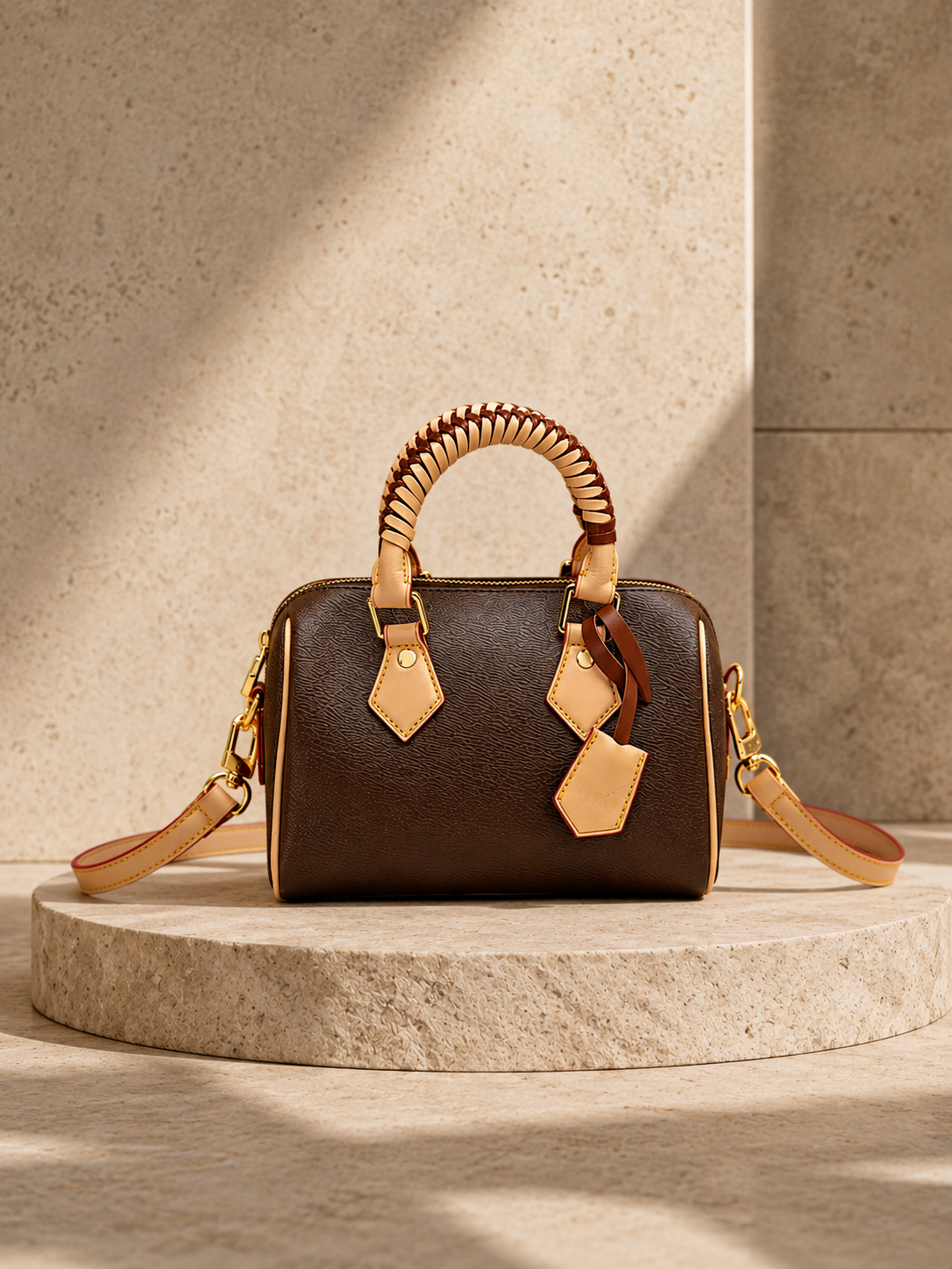 Fashion New Luxury Women'S Bag 20.5X13.5X12CM Speed Pillow Bag Portable Tote Bag With Shoulder Strap No Box