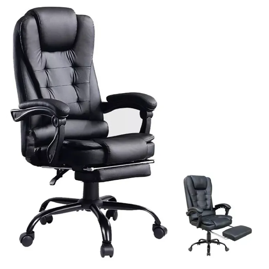 Silla Ejecutiva Ergonómica para Oficina, Ajustable en Altura y Reclinable, Diseño Cómodo con Respaldo Transpirable y Ruedas Giratorias, Ideal para Trabajo Prolongado y Espacios de Estudio