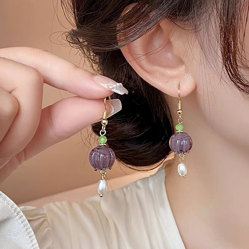 Винтажные серьги с искусственным жемчугом для женщин, корейские нежные серьги-капли, модные милые вечерние украшения, 2025 новый подарок