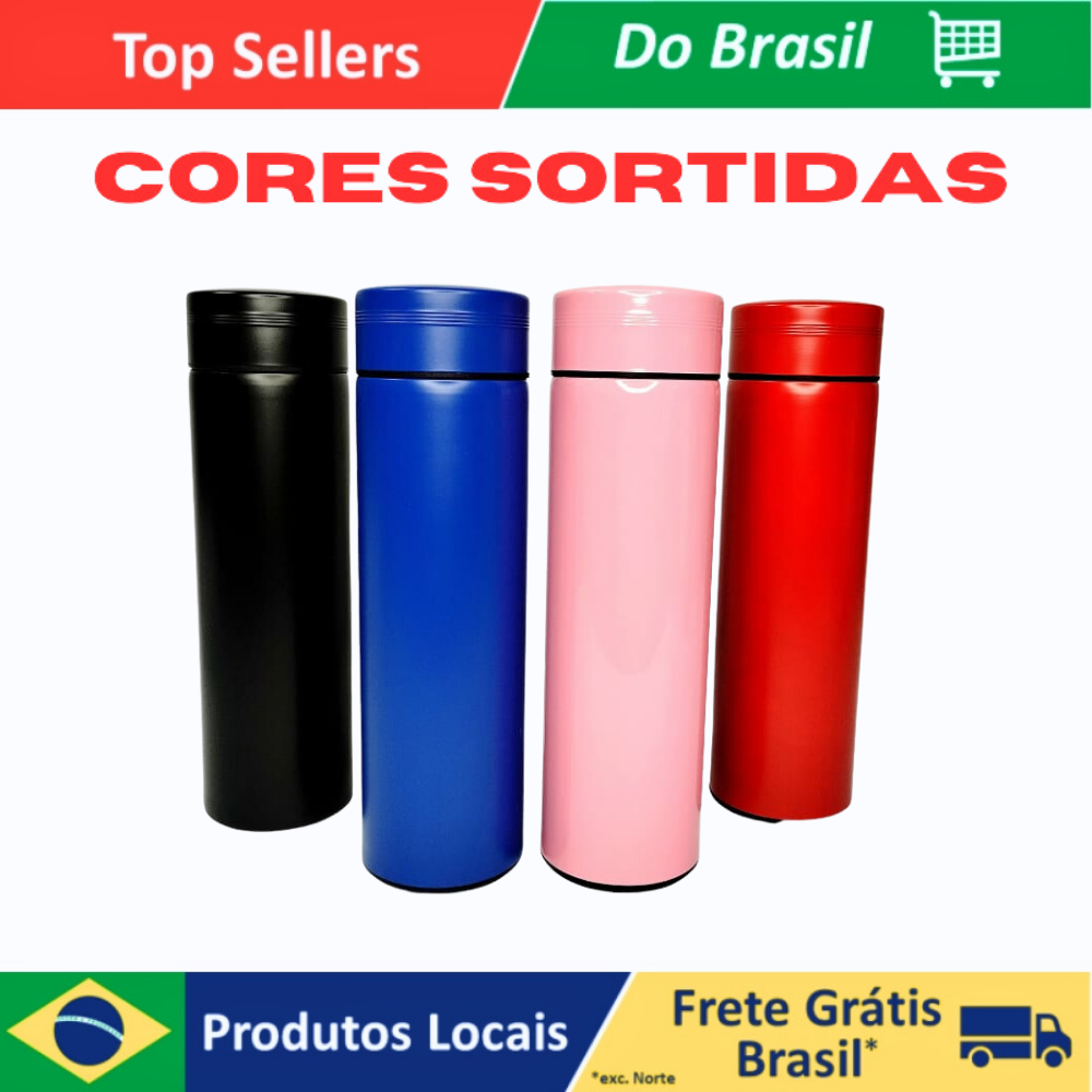 Waterfles, Koffie, Thermisch Roestvrij Staal, Squeeze 500Ml