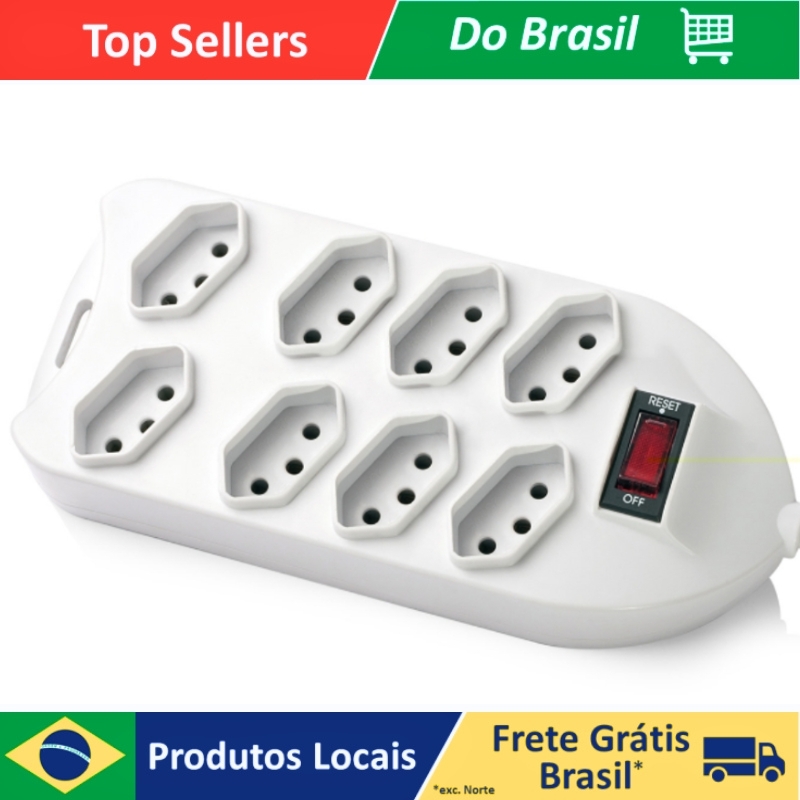 Socket Liniaal Lijnfilter Met 8 Sockets