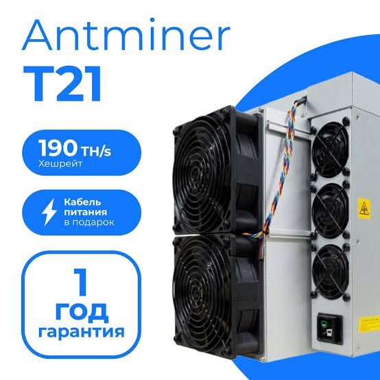 HD. ⚡   NOVO LANÇAMENTO: Máquina de Mineração de Bitcoin Antminer T21 190T 3610W 380V–415V SHA-256 com Fonte de Alimentação Original Incluída