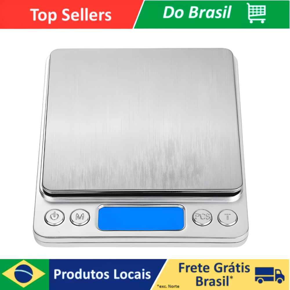 Mini Balança Digital Alta Precisão Até 3kg