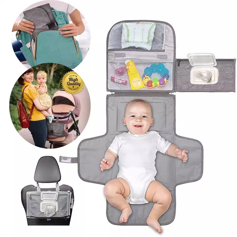 Nova almofada de fralda do bebê portátil para sair estendido dobrável respirável recém-nascido à prova de vazamento à prova dwaterproof água e à prova de urina