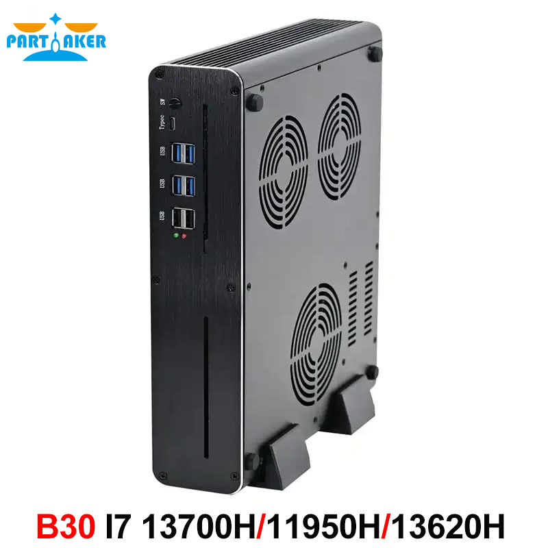 Partaker Gaming Mini PC Intel Core I7 11600H RTX 4060 8G RTX 5060 8G DDR4 NVMe Windows 11 Gamer Computer DP HD LAN