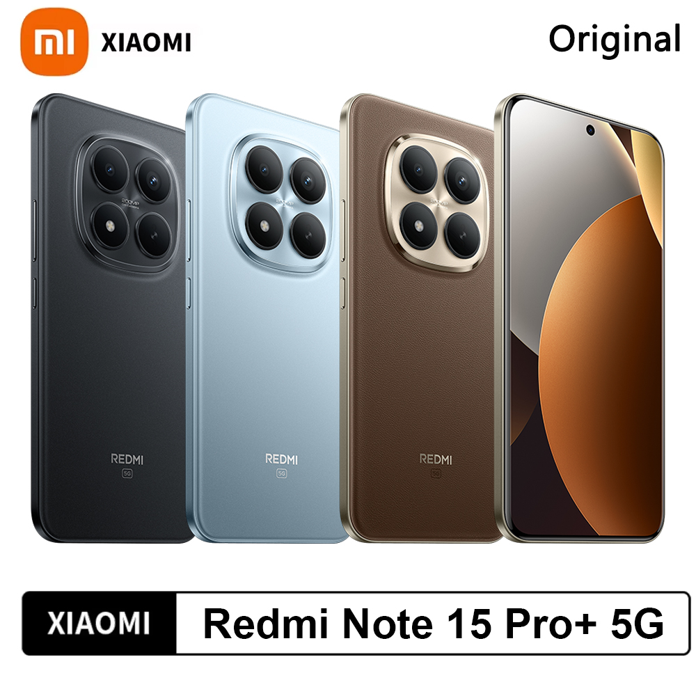 Xiaomi Redmi Note 15 Pro+ 5G Versione Globale, Snapdragon 7s Gen 4, NFC, Batteria da 6500mAh, Display AMOLED CrystalRes da 6.83", Smartphone