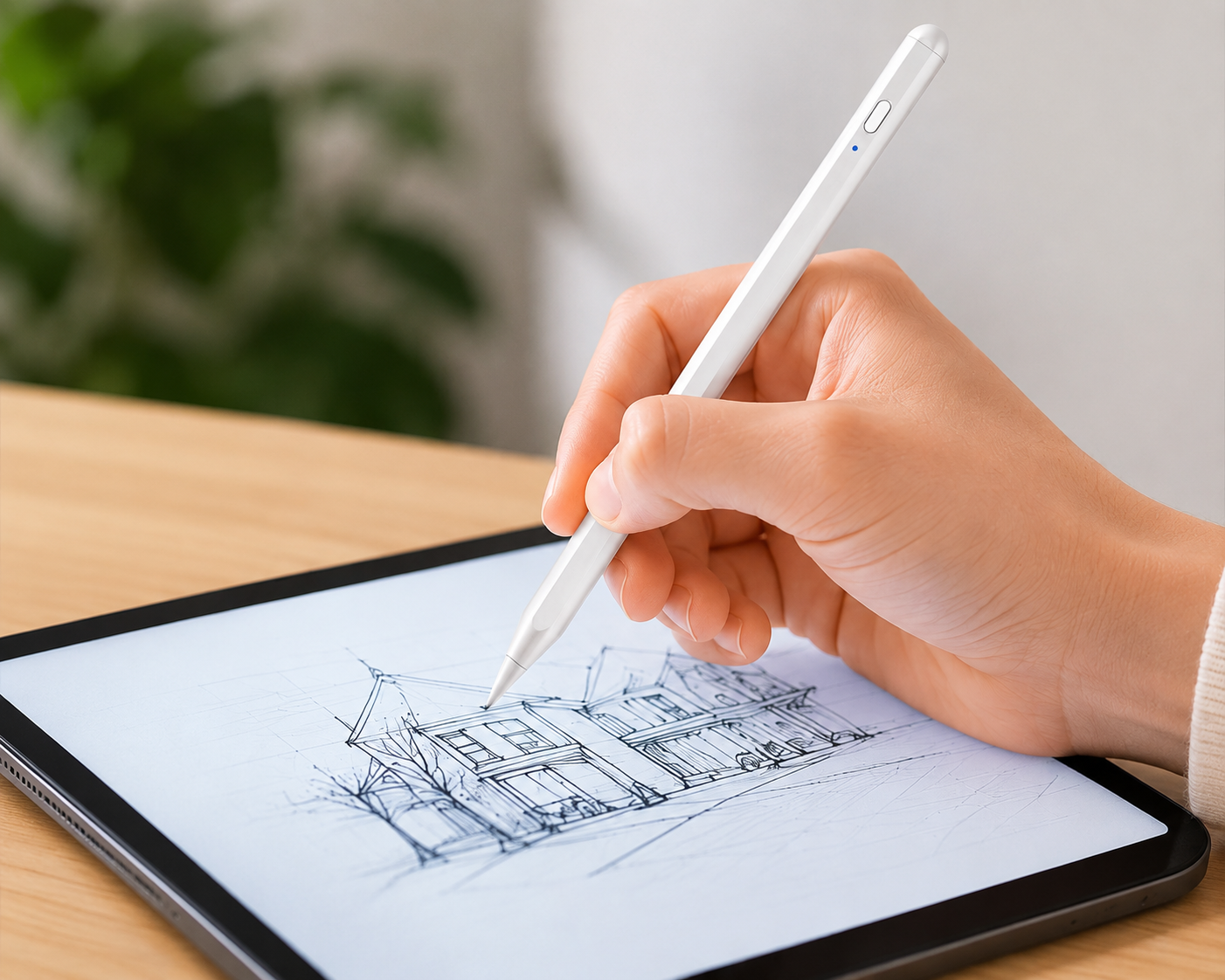 Home - Lápiz Táctil Universal Recargable USB, Stylus de Alta Precisión para iPad y Tablet