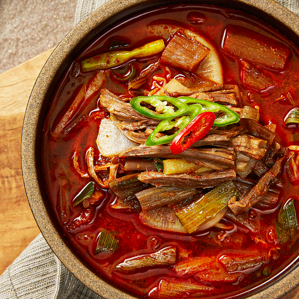 (리뷰이벤트) 얼큰 육개장 600g X 6팩