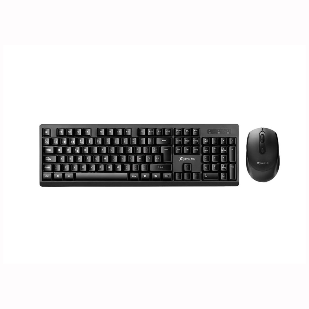 Teclado Inalambrico con Raton USB teclado Español Incluye Letra Ñ Con Adaptador USB Para ordenador PC  tablet portatil