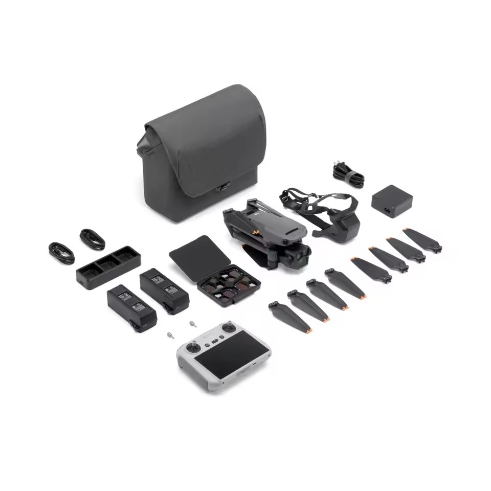 Zupełnie nowy, oryginalny zestaw DJI Mavic 3 Pro Fly More Combo (DJI RC 2), 3-osiowy gimbal z trójobiektywowym systemem, 20MP, 5.1K, szerokokątny, 43 CMOS
