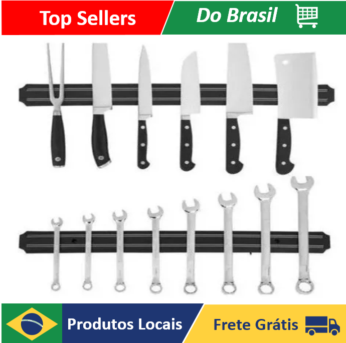 Barra magnética Ima de 50 cm para cuchillos multiusos, herramientas de cocina