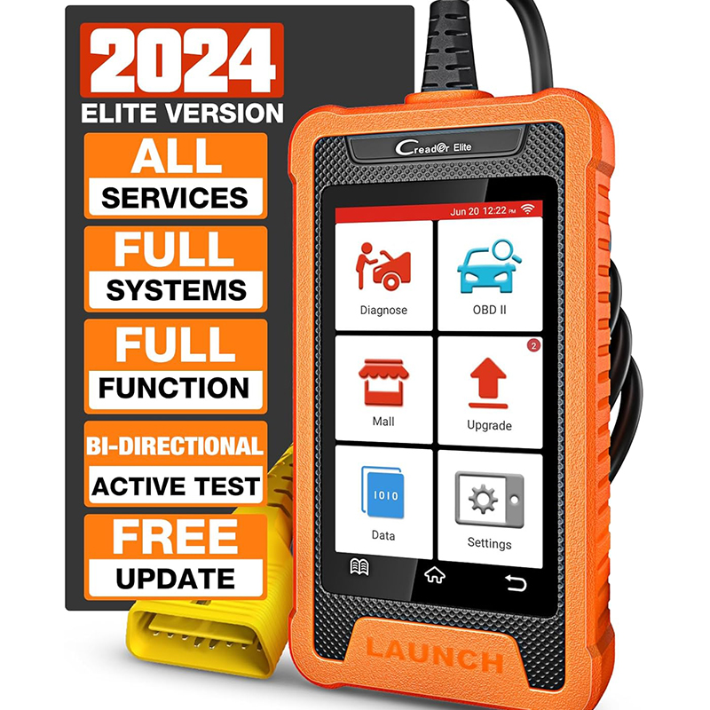 LAUNCH X431 Elite, sistema completo, herramienta de diagnóstico OBD2, escáner automotriz para coche, codificación ECU, prueba activa, funciones guiadas, 2025