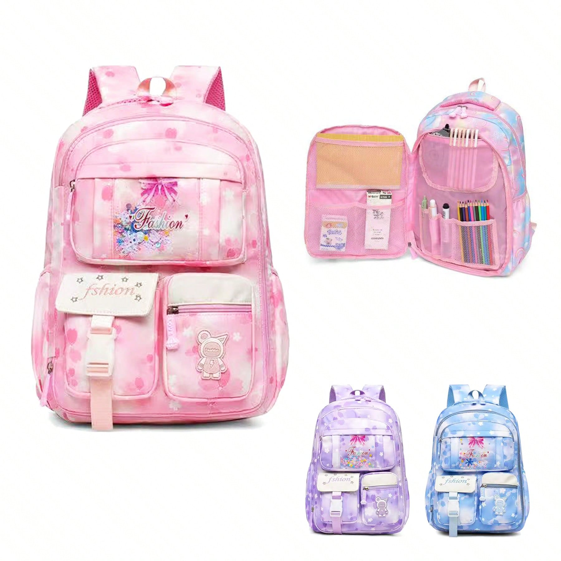 Sac à dos léger anti-stress pour enfants, nouveau cartable pour filles de la 3ème à la 6ème année, sac à dos scolaire pour enfants