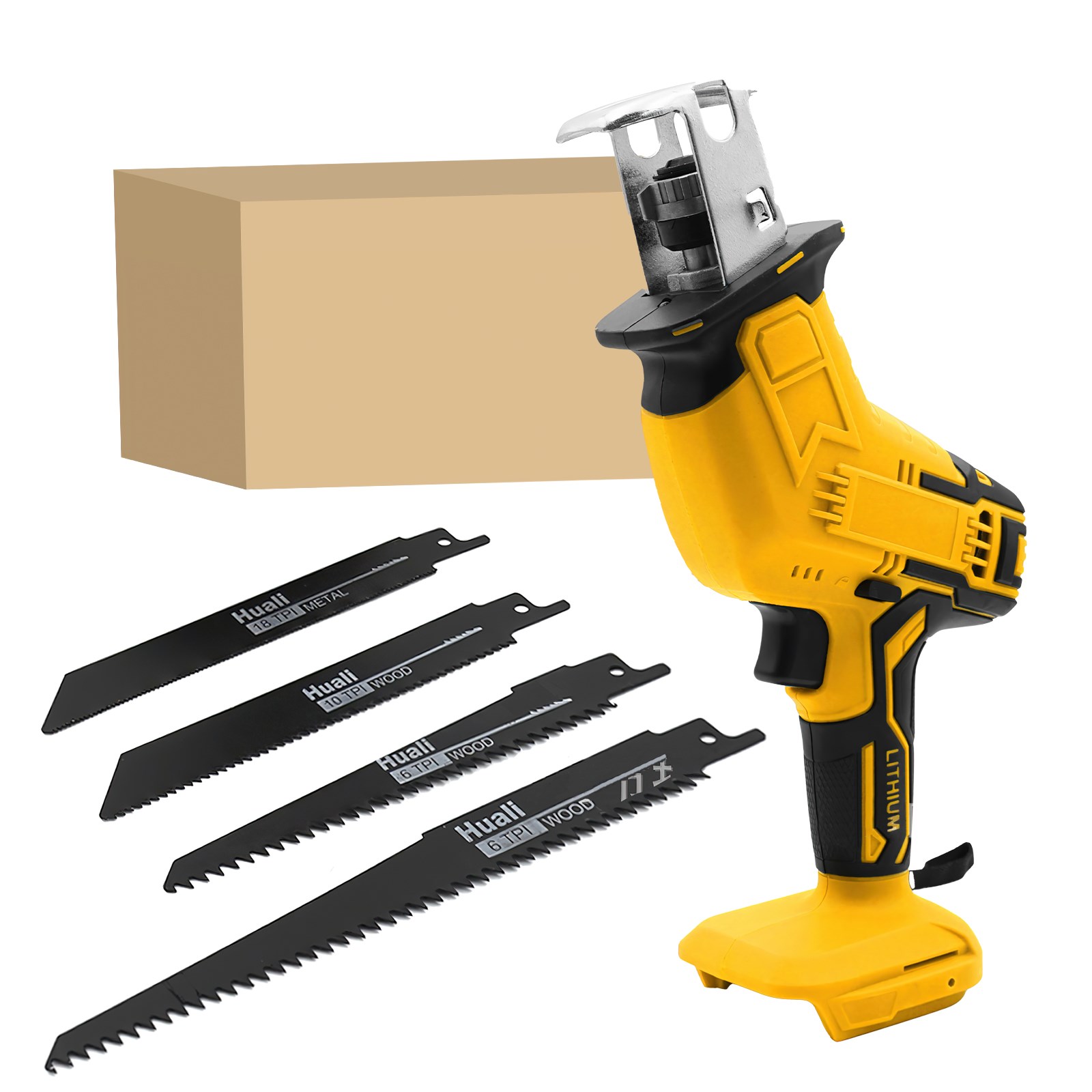 Akumulatorowa piła tłokowa o zmiennej prędkości, wysoka moc, elektryczna piła do drewna, elektronarzędzia do cięcia PVC do baterii Dewalt 20V