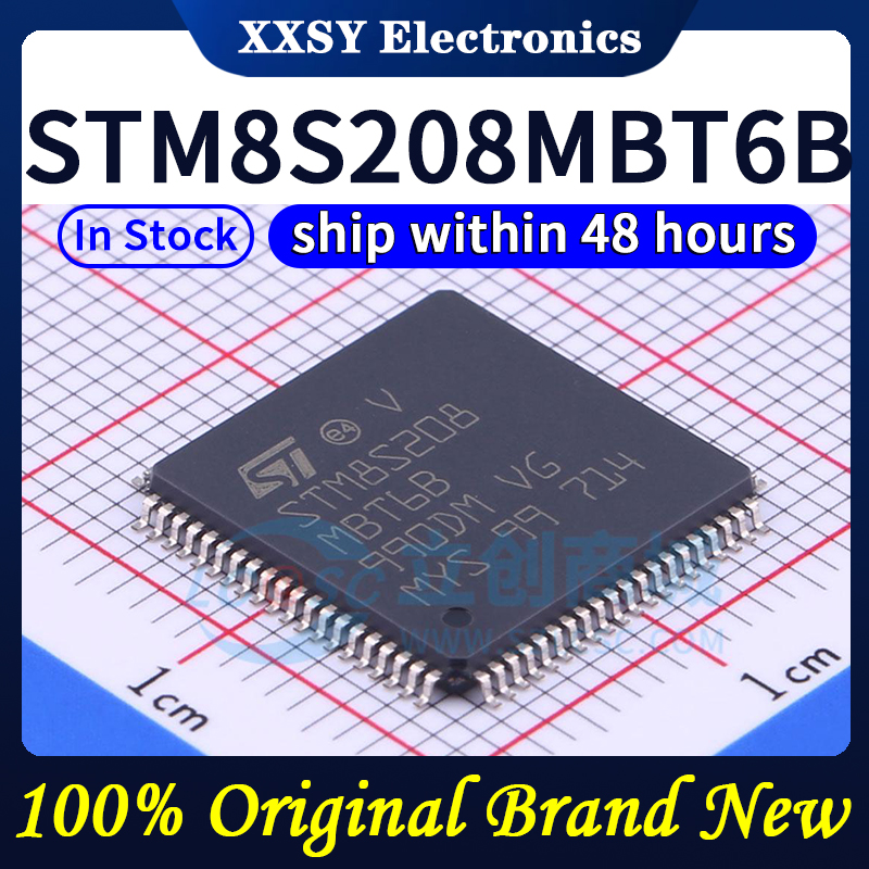 STM8S208MBT6B LQFP-80 MCU Disponibile 100% originale e nuovo