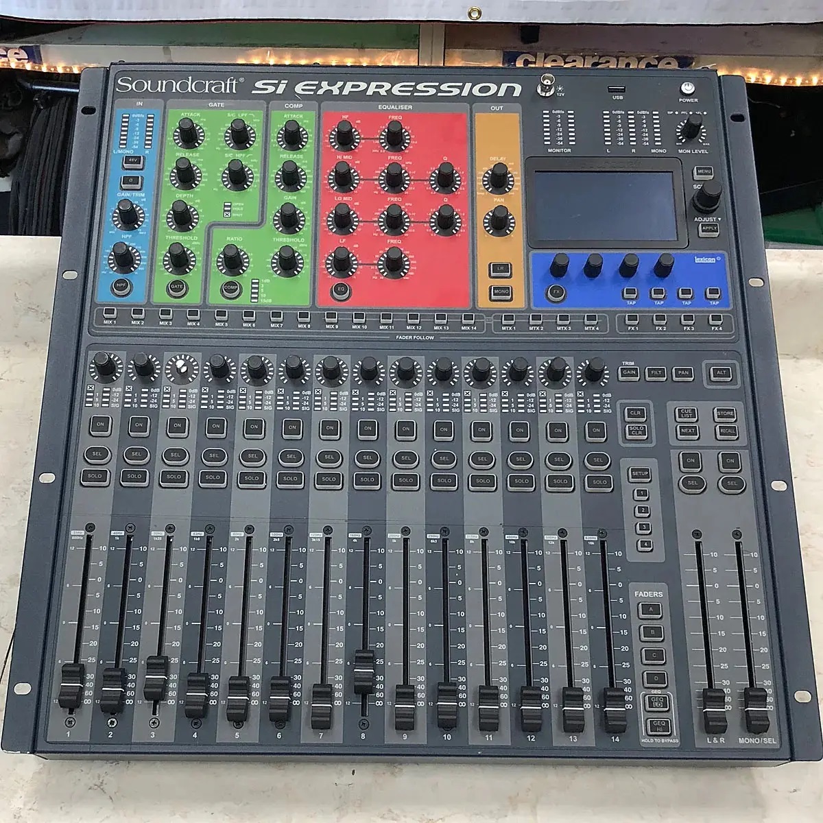 Beste Kwaliteit Voor Soundcraft Si Expressie 1 Digitale Mixer 66 Ingangskanalen Ol