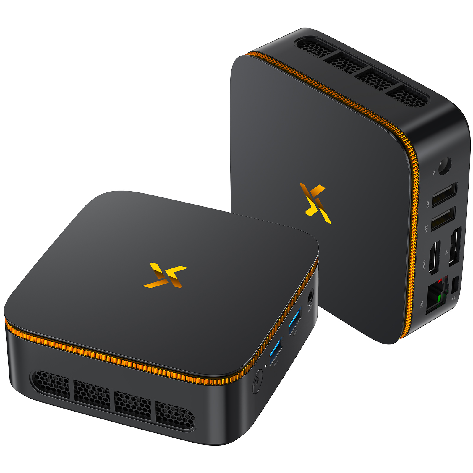 Nowy Huidun H50 Mini PC AMD Ryzen 5 3300U 16GB RAM 512GB SSD, Mini Komputer z WiFi 6/BT 5.2/4K i obsługą trzech monitorów