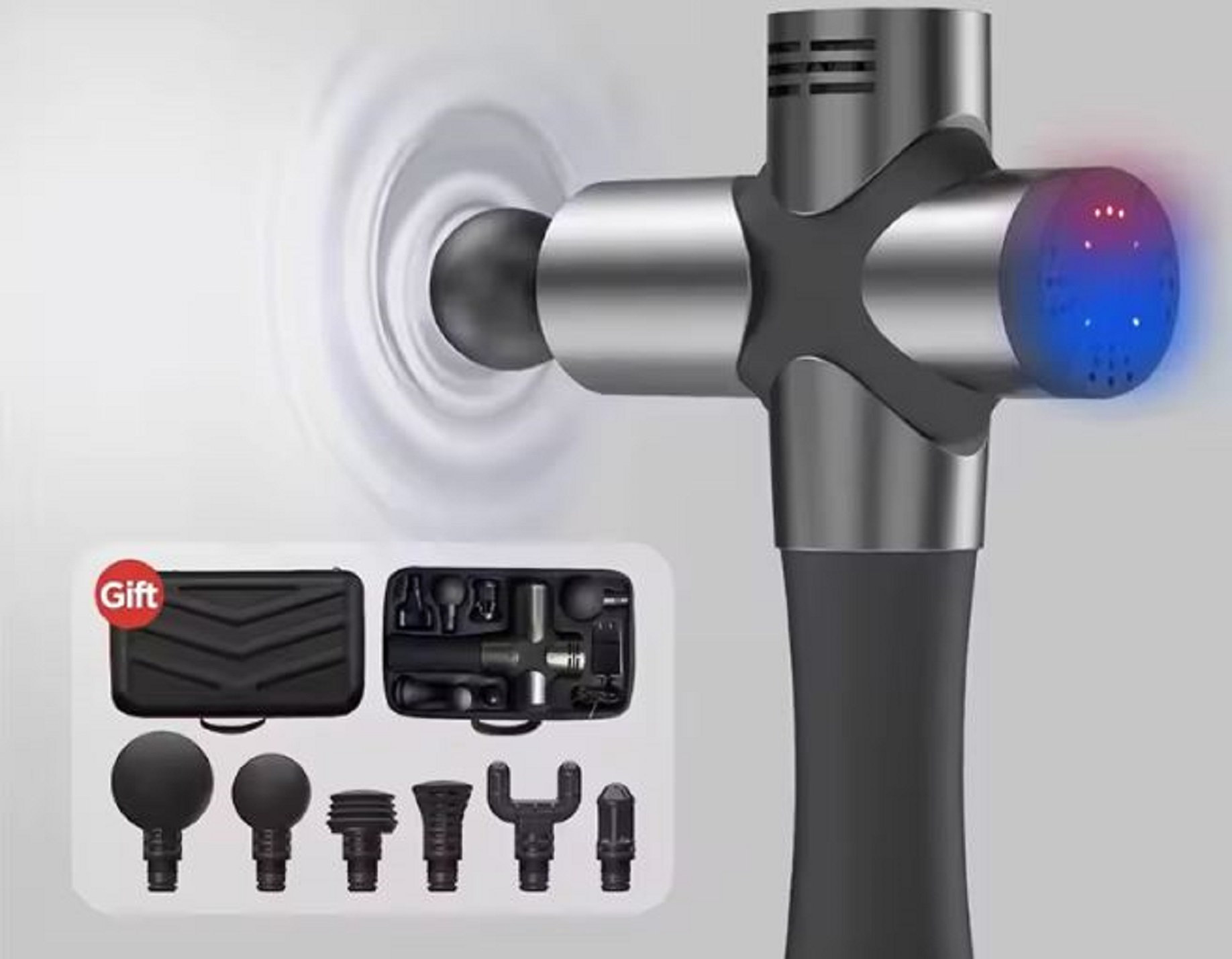 Doskonały pistolet do masażu głębokich tkanek BOOSTER Pro 3, stymulator mięśni, masażer ciała, pistolet do powięzi, relaks, niski poziom hałasu, do modelowania sylwetki i fitnessu.