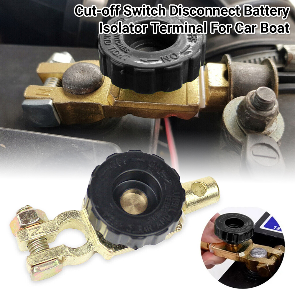 Isolator Terminal Car Battery Cut-off Switch Disconnect Battery For Car Boat RV