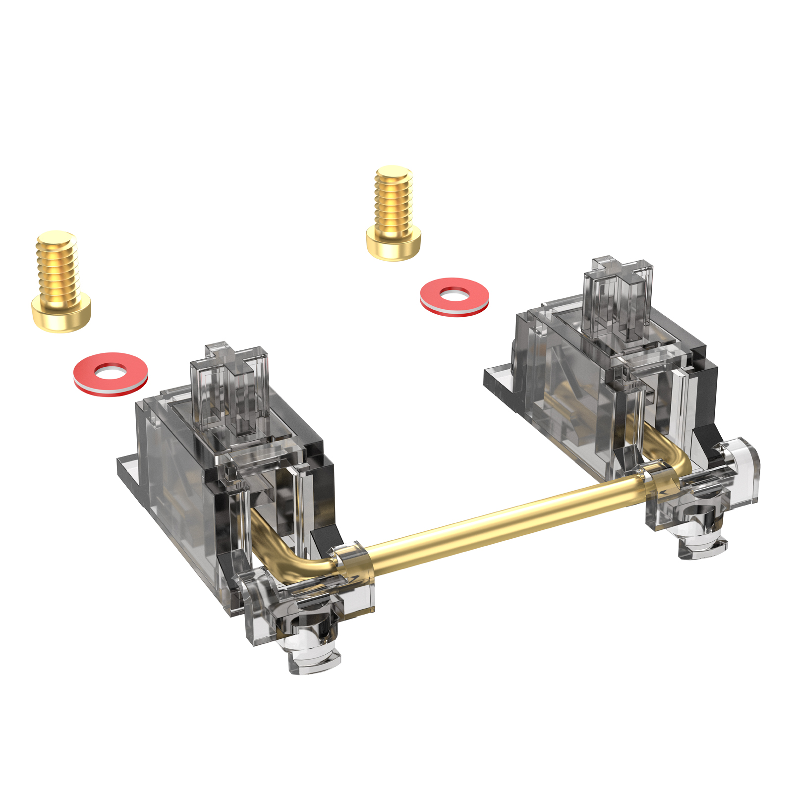 Śruby mocujące stabilizatory DUROCK V3 do PCB, wstępnie ugotowane, ulepszony trzpień, mniej konieczności do tuningu, łatwiejsze w użyciu, stabilizatory V3 mocowane na śruby.