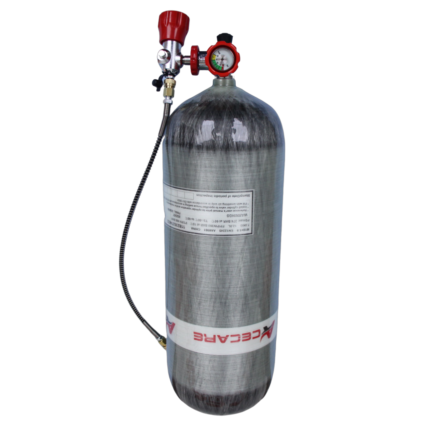ACECARE 310Bar 4500Psi 31Mpa High Pressure 12L CE Carbon Fiber Cylinder Diving Scuba Tank Valve Filing Station SCBA Diving