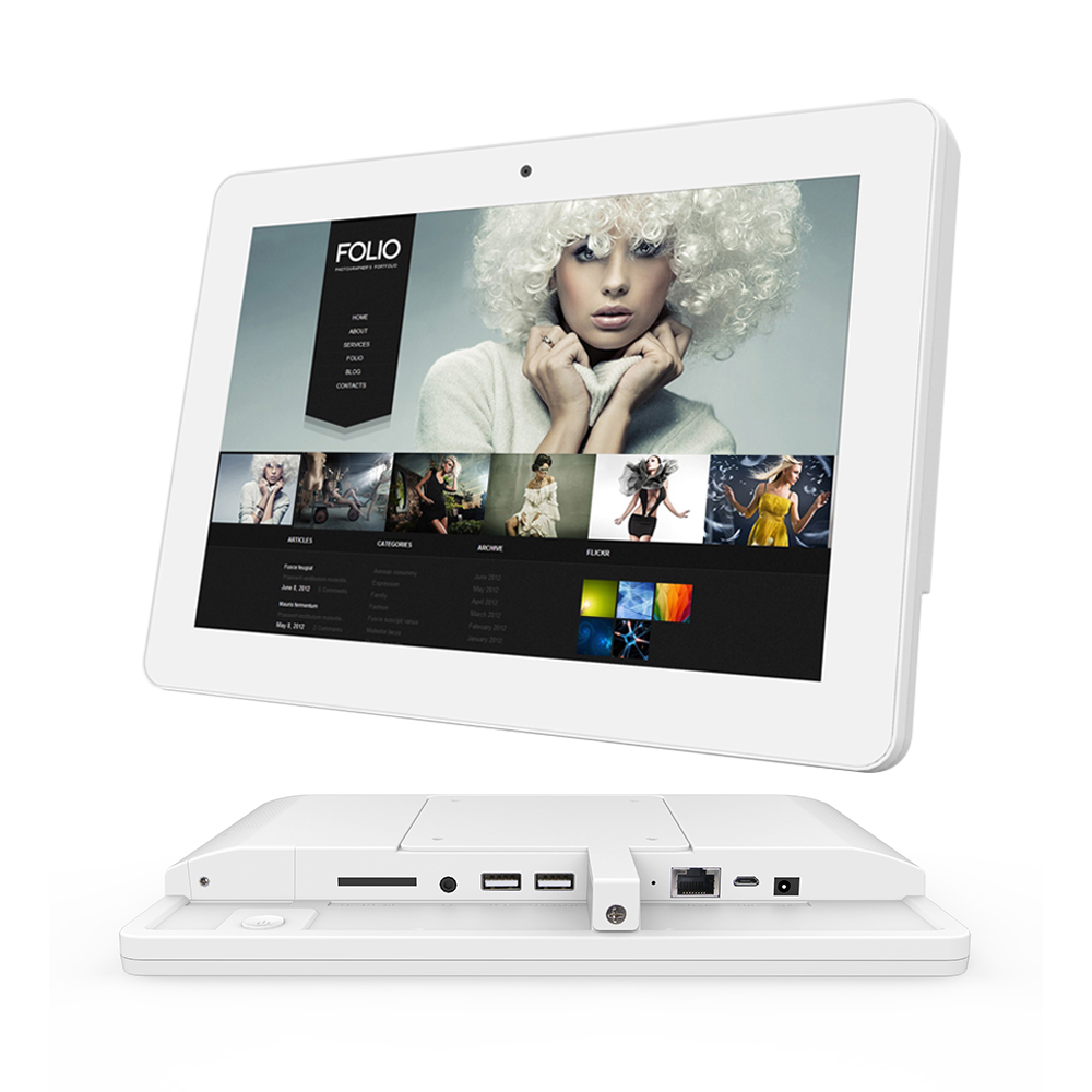 Android Poe Industrie Tablet Muur Gemonteerd 10 Inch, Wifi, Rj45, Bluetooth, Vesa, Aangepaste Beugel-Beste Tablet Voor Industrieel Gebruik