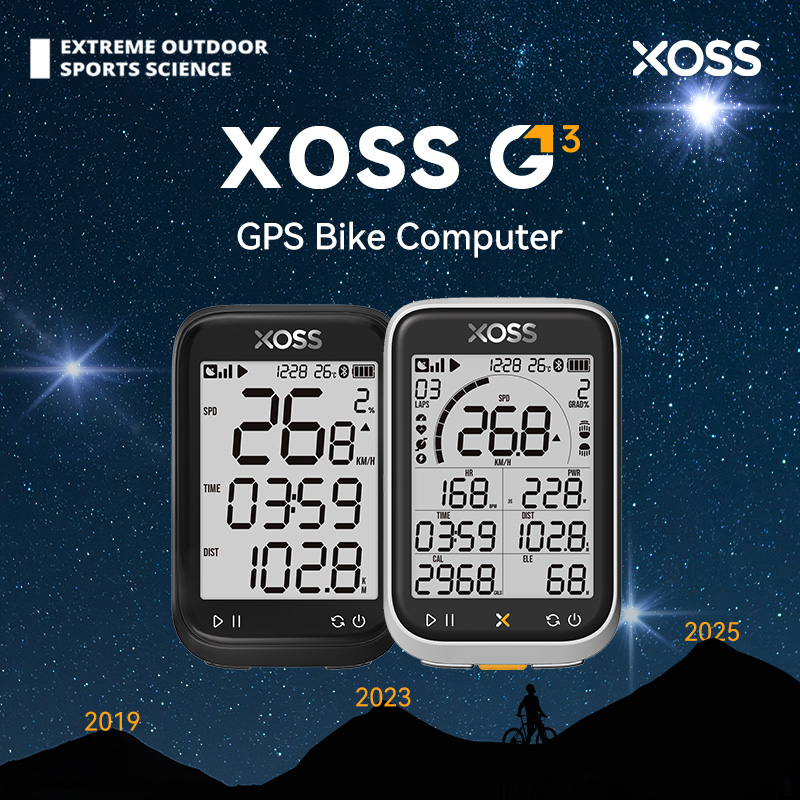 XOSS G3/G3 + GPS bicicleta ordenador G/G + Gen.3 medidor de potencia Cadencia velocidad bicicleta odómetro G3 Plus luces impermeables conexión ciclismo