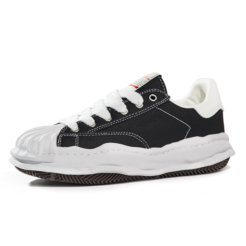 japanese style melted sole sneakers shell toe thick sole height increasing casual shoes unisex spring autumn trendy footwear