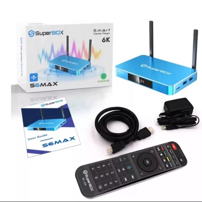 VENTAS CALIENTES Compre 2 y obtenga 1 gratis SuperBox S6 Max, 6K Ultra HD (premium incluido)