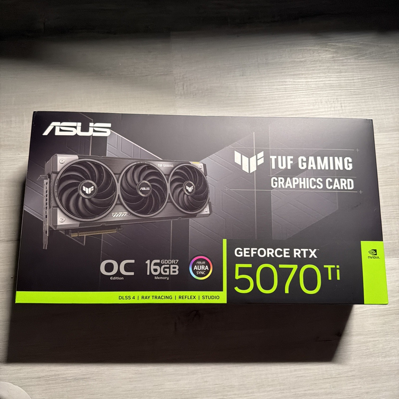 新品// ASUS Prime RTX 5070 Ti OC 16GB GDDR7 GPU |   NVIDIA DLSS 4 レイ・トレーシング |   PCIe 5.0