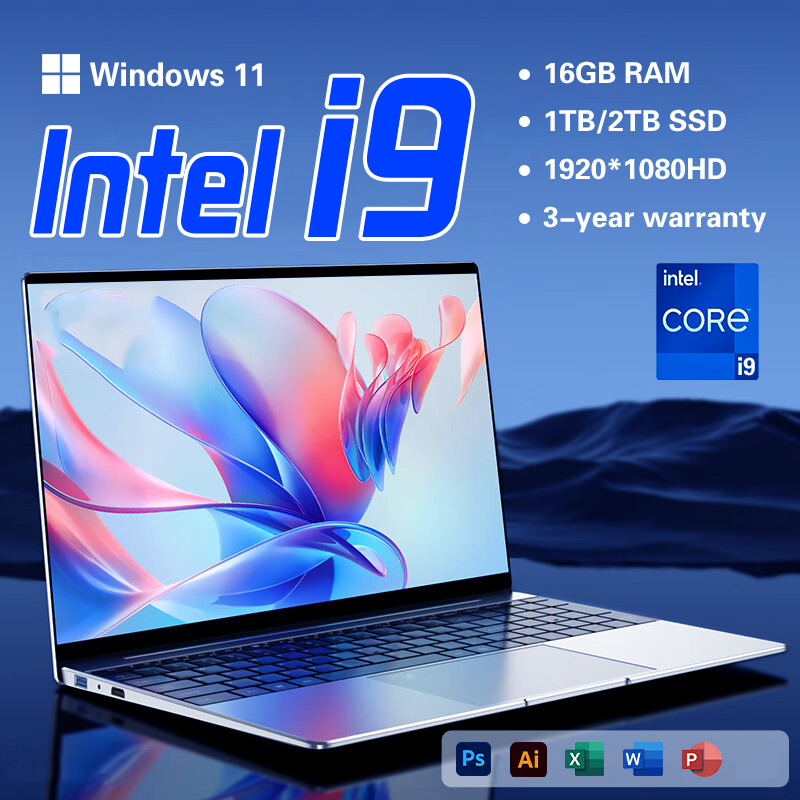 Windows 11 NIEUWE i9-8950HK laptop 16GB RAM 2TB SSD laptops 1920*1080 Laptop computer i9-8950hk laptop 14.1-inch Office laptop