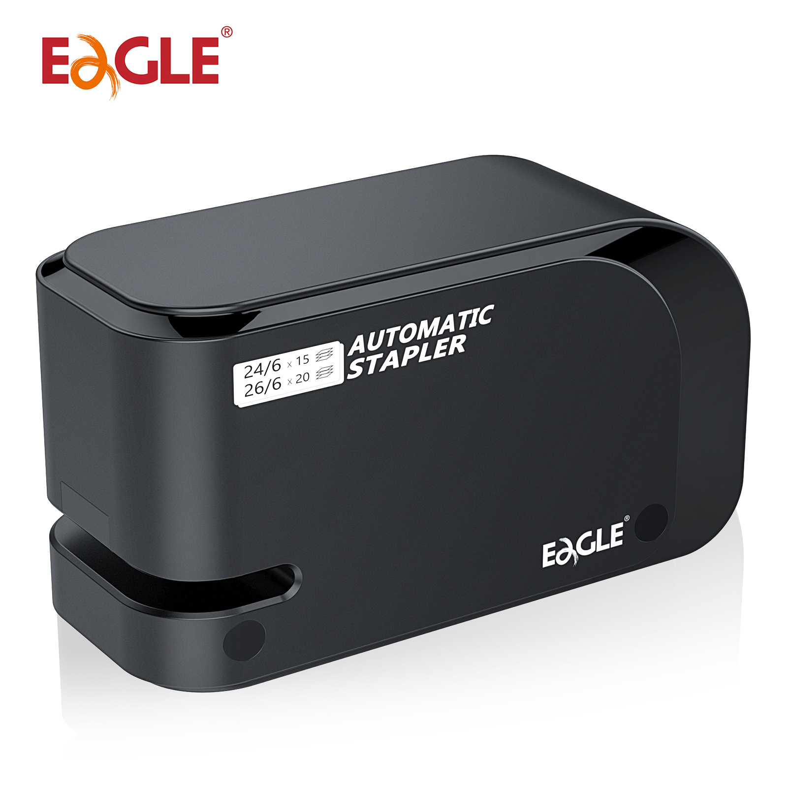Agrafeuse électrique automatique EAGLE, avec 2000 agrafes gratuites, capacité de 20 feuilles, double alimentation, fournitures de bureau et d'école
