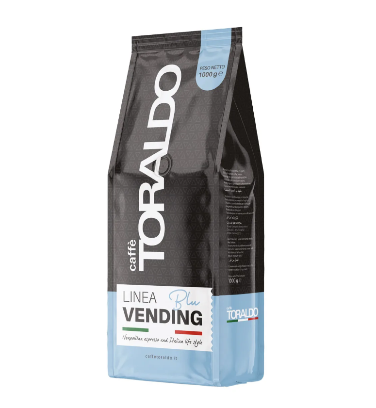1 kg de café Toraldo, granos de café, mezcla azul de venta de líneas