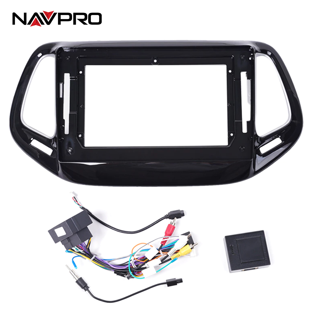 Jeep Compass 2007-2012 Rahmen-und Verbindungs kabel für die Installation von Multimedia-Centern 10 "navpro caska