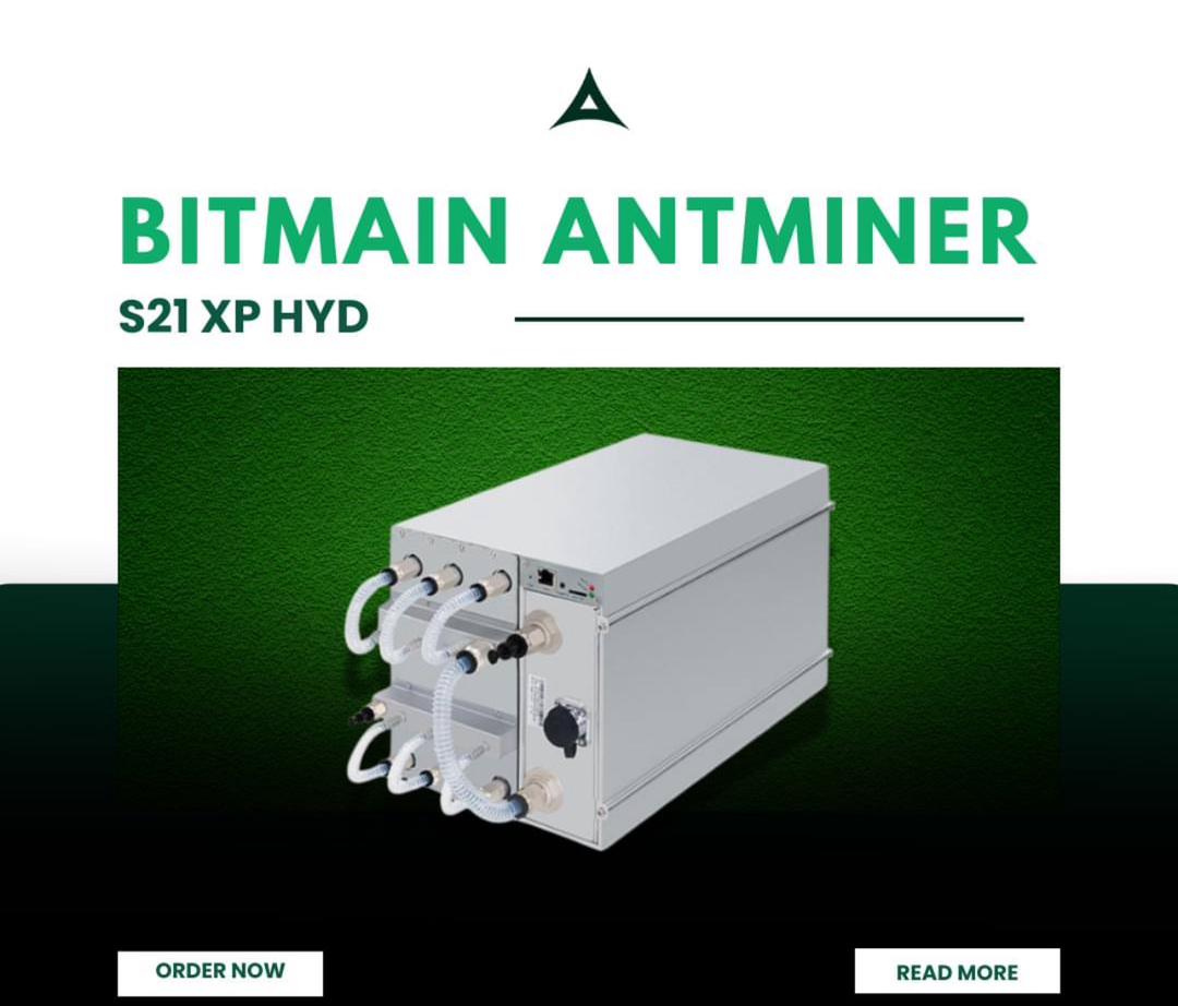 HD. Máquina de mineração de Bitcoin comercial Bitmain Antminer S21 XP Hydro 473TH, nova e mais vendida, com fonte de alimentação original incluída.