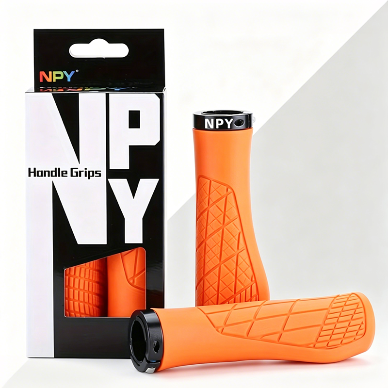 ปลอกแฮนด์จักรยาน NPY แบบเออร์กอนอมิกส์ ปลอกแฮนด์จักรยานพับได้ ปลอกแฮนด์จักรยานเสือภูเขาแบบล็อคกันลื่น