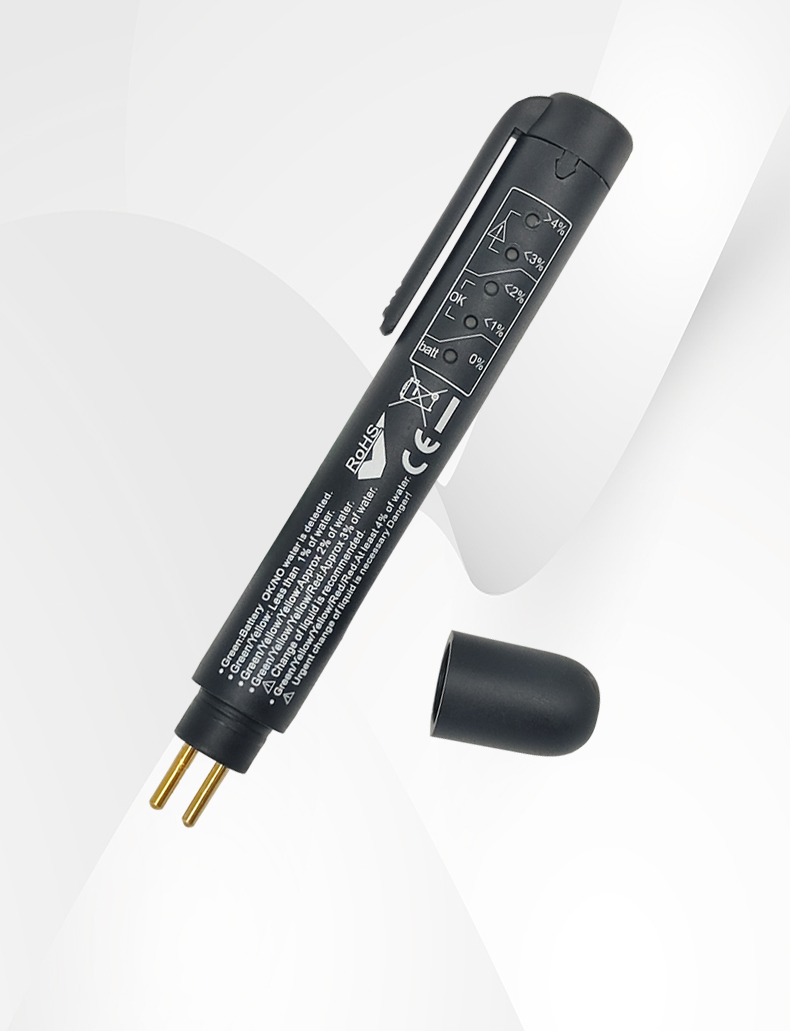 Bolígrafo probador de líquido de frenos con 5 indicadores Led, herramienta Universal de prueba de líquido de frenos, medidores de humedad y aceite, herramienta de pluma de prueba de calidad