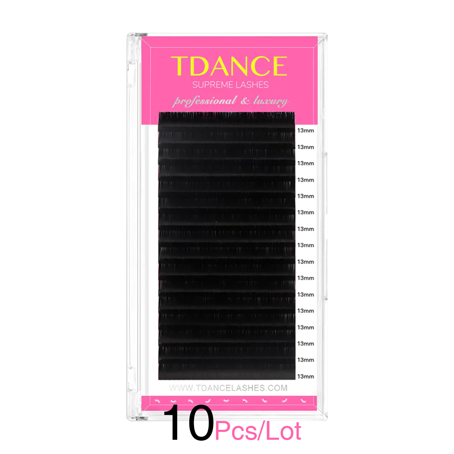 TDANCE 10Case/Lot Individual Eyelashes Extension Supplies False Professional Mink Eyelashes Extensions Russian  Lashes