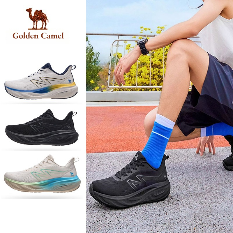 GOLDEN CAMEL Buty sportowe do biegania Męskie i damskie trampki Oddychająca siateczka Antypoślizgowe, odporne na zużycie buty sportowe do joggingu dla mężczyzn