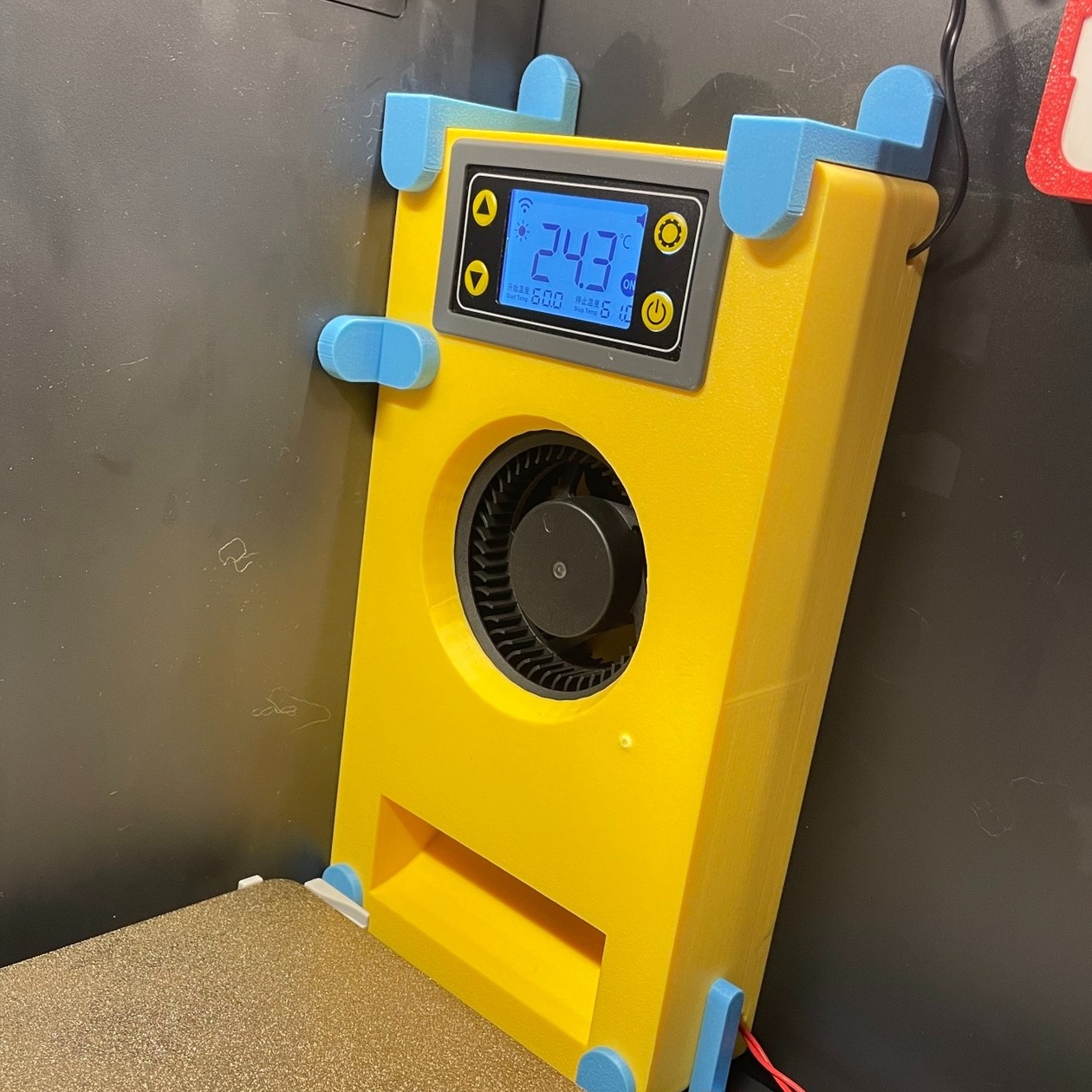 Calentador de cámara para Bambu Lab P1S, controlador de calefacción de cámara para Bambu X1C P1P, calentador PTC de cámara calentada para calentador Trident Voron