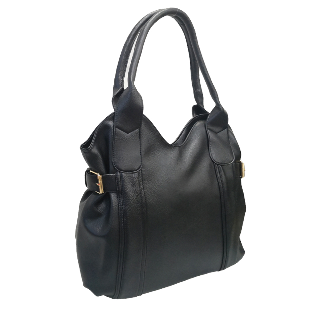 Damen große Designer-Stil Kunstleder Tote Shopper Handtasche Schulter Damen