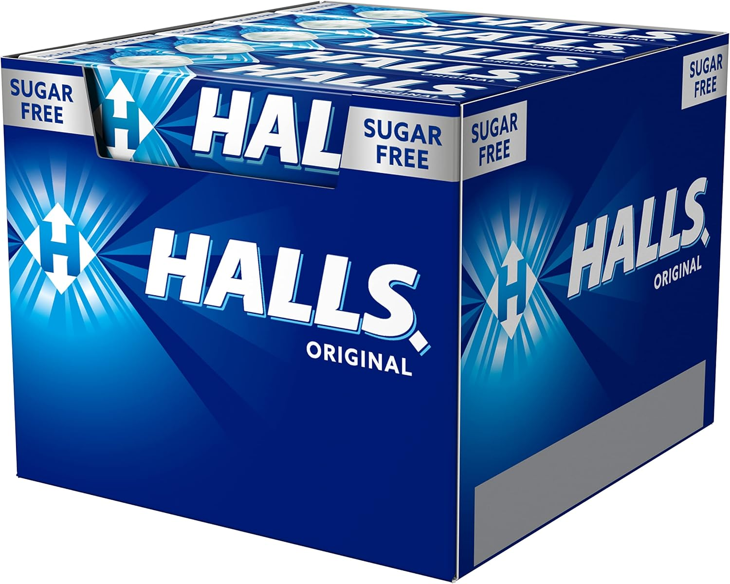HALLS Original Mentol Caramelos Pack 20U | Frescor Intenso y Duradero | Pack Ahorro Calidad-Precio