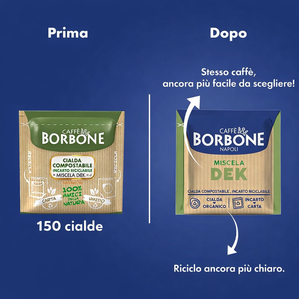 Bourbon Coffee-Mélange Verde/Dek-ESE Waffs-150 Unidades Caja