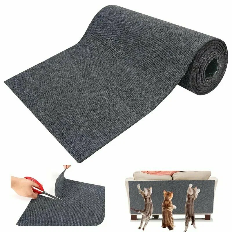 Alfombra autoadhesiva para gatos, alfombra absorbente de agua de 40cm x 3m para cocina/baño/dormitorio, protector de muebles, alfombra decorativa para el hogar