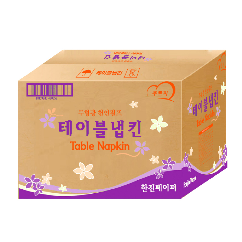 깨끗한 푸르미 냅킨 100밴드 당일출고 빠른배송 테이블냅킨