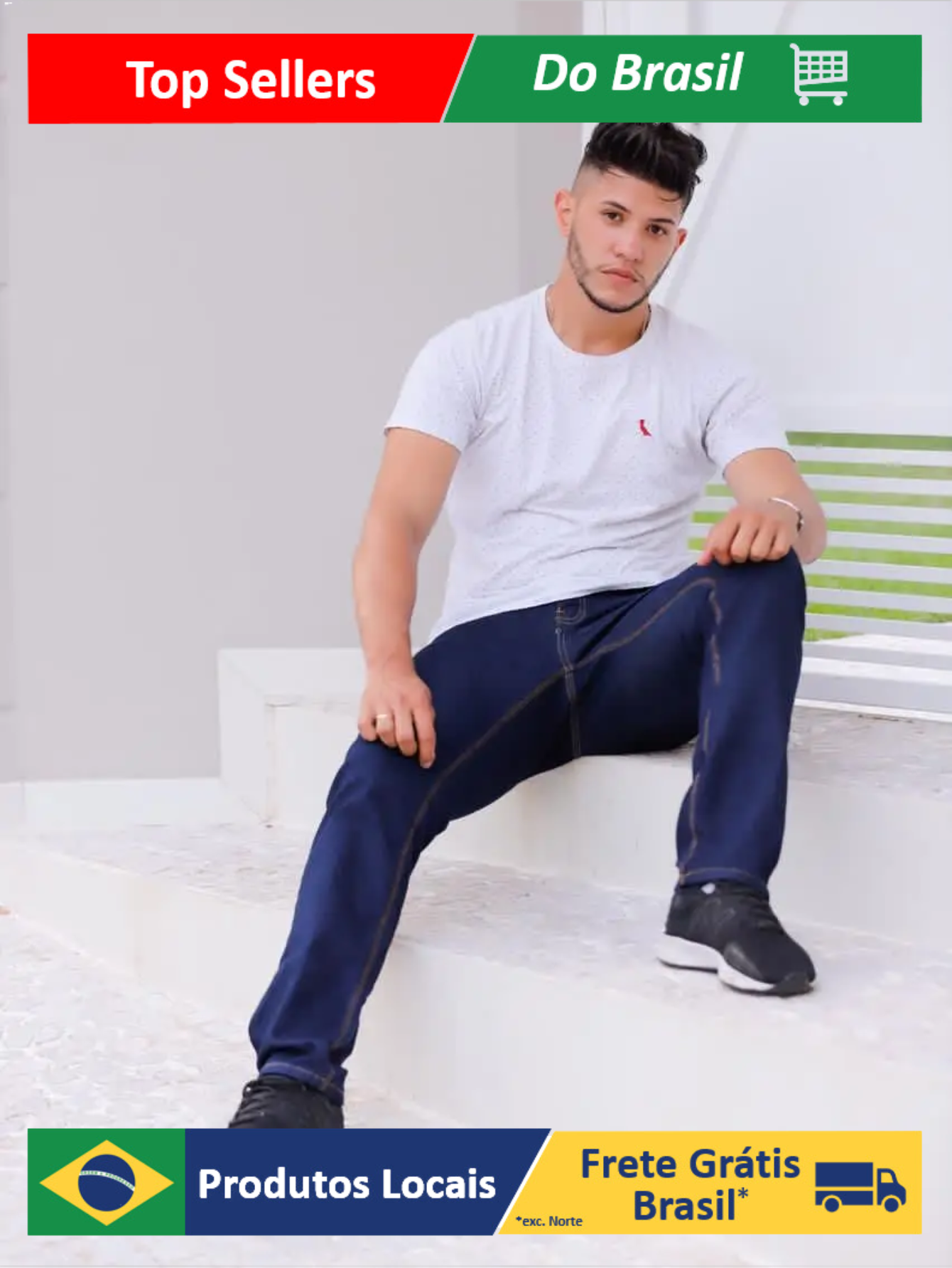 Men's Skinny Dark Jeans