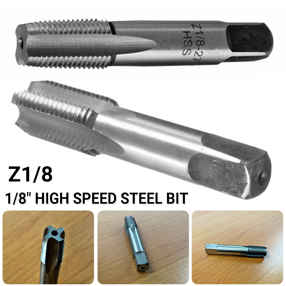 1/8" Drill Taper For NPT Pipe Thread Tap Set Screw Cutting High Speed Steel Bit 1PC