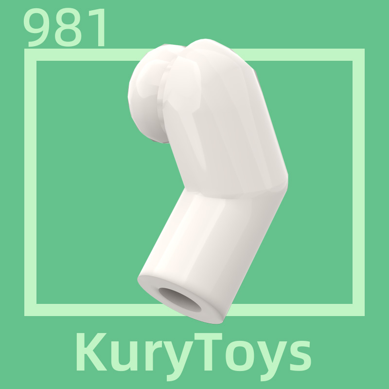 Kury ของเล่น DIY MOC สําหรับ 981 # 100 ชิ้น Building block สําหรับ Body Part Arm,ซ้าย