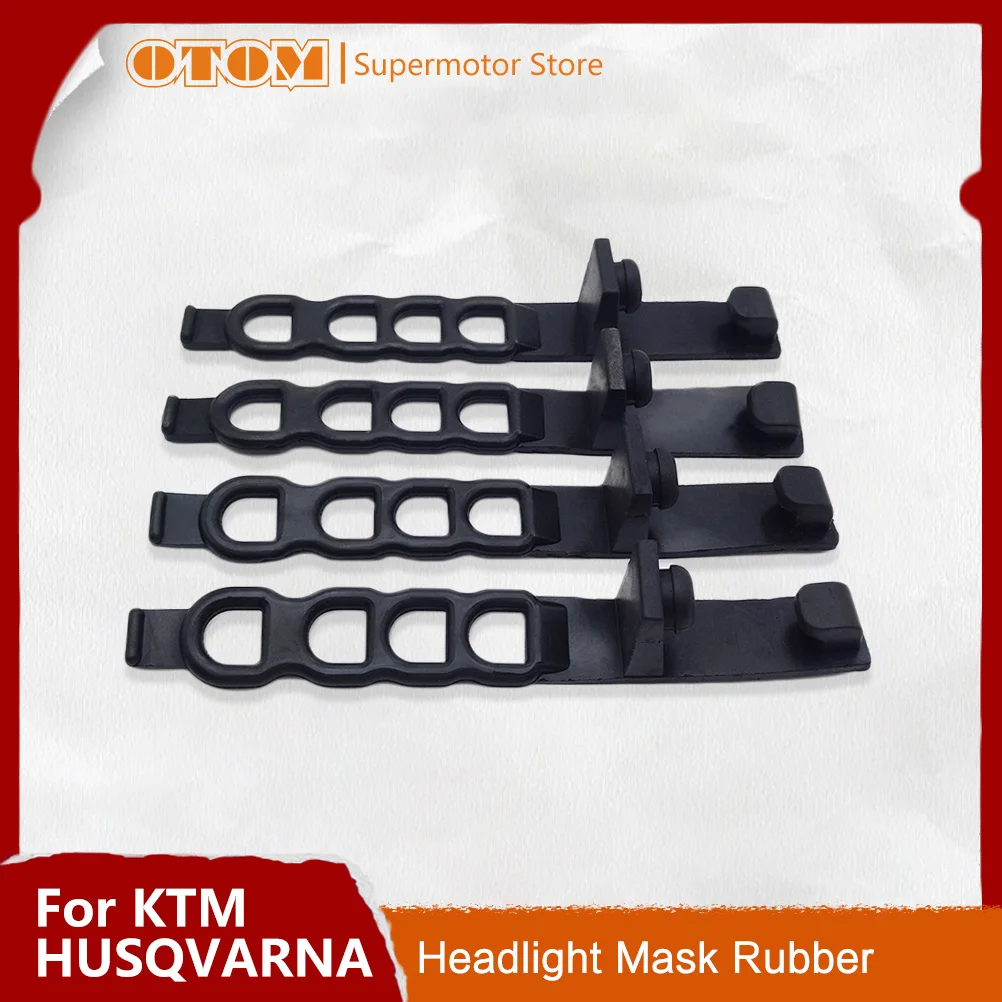 Резиновые фиксирующие скобы OTOM для мотоцикла, 4 шт., аксессуары для KTM XCW EXCF HUSQVARNA FC TC TX FX