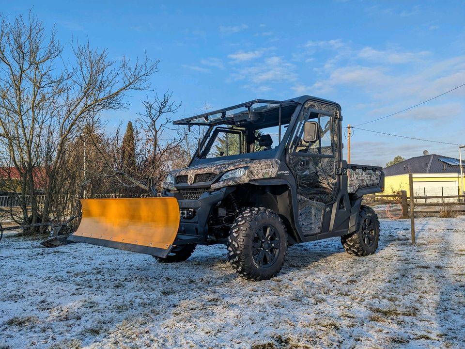 CFMOTO UFORCE 1000 z podnośnikiem śniegu w kabinie 2023 najlepszej oferty